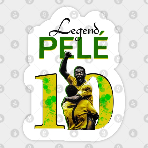 Rip Pele 1940-2022 Sticker by RAINYDROP